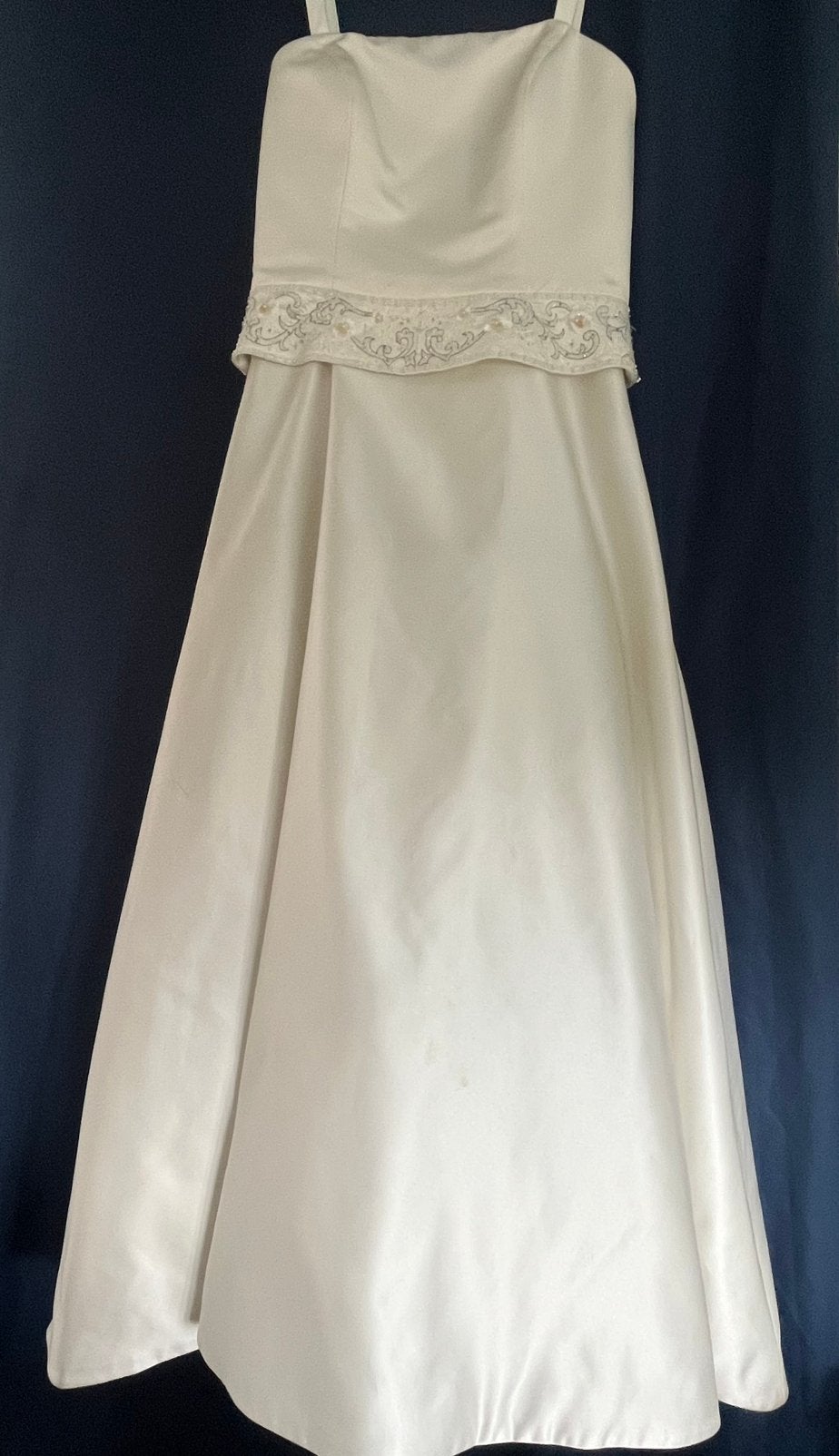 Trouwjurk A-lijn Maat 44 ivoorwit, Kleding | Dames, Trouwkleding en Trouwaccessoires, Ophalen, Zo goed als nieuw, Wit, Trouwjurk